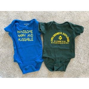 Two 6m onesies